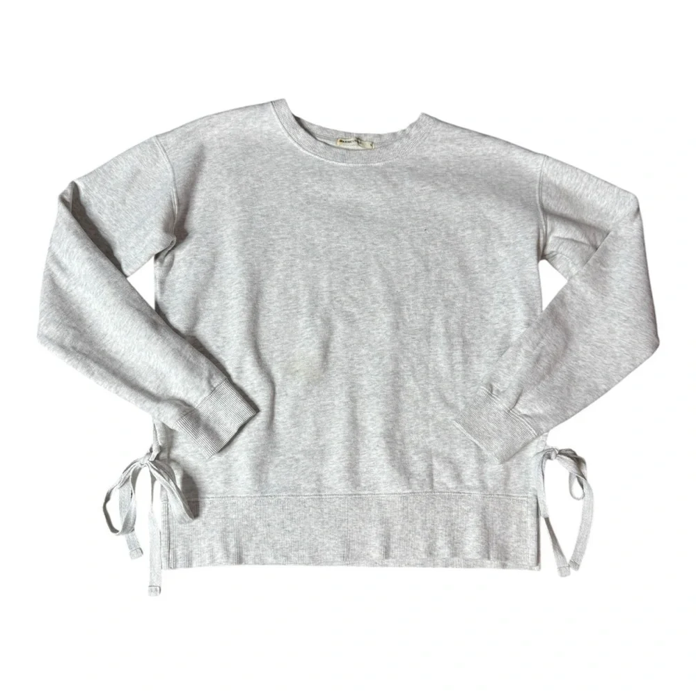 Marine Layer Nora Sweatshirt in Light Heather Grey size S